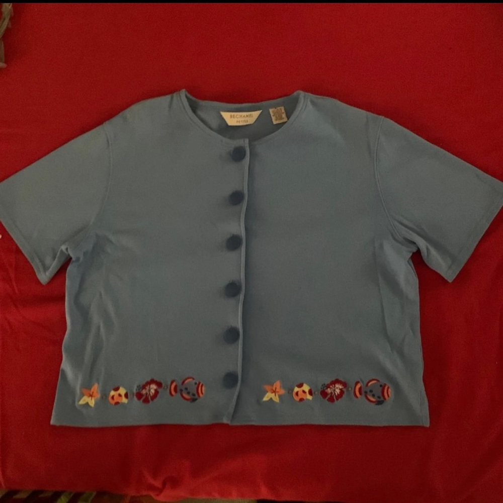 Cute blue women’s blouse